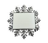 Christmas Hanging Snowflake Ornament Rectangle