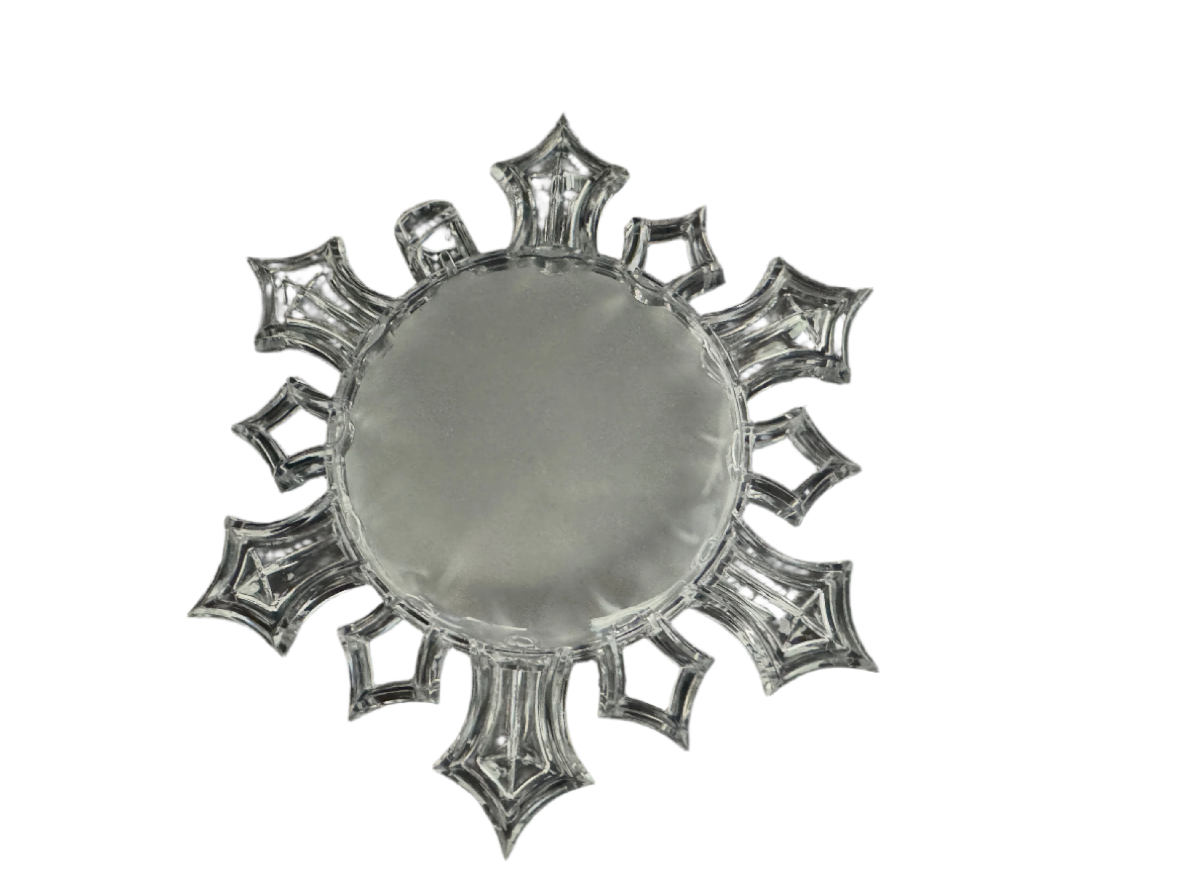 Christmas Hanging Snowflake Ornament Round