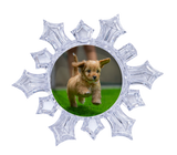 Christmas Hanging Snowflake Ornament Round