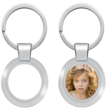 Round Metal Keyring