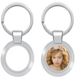 Round Metal Keyring