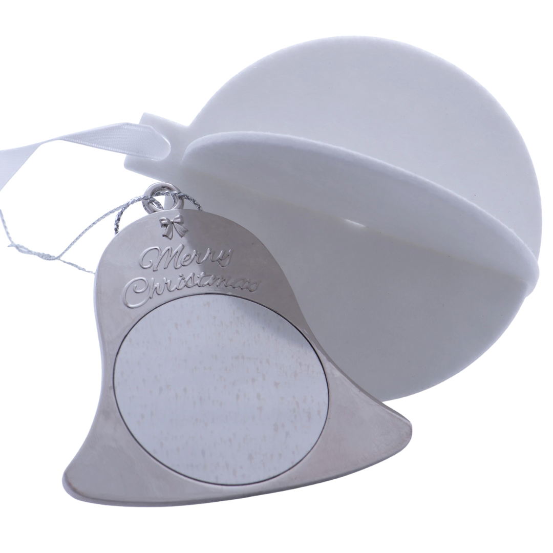 Silver Bell Christmas Decoration