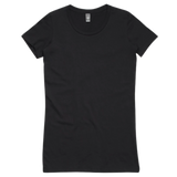 Ladies Black Fitted T-Shirts 100% Cotton